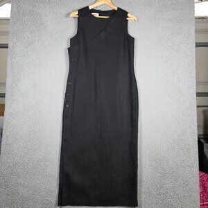 Talbots Sleeveless Black Maxi Dress